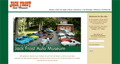 Desktop Screenshot of jackfrostautomuseum.com