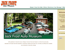 Tablet Screenshot of jackfrostautomuseum.com